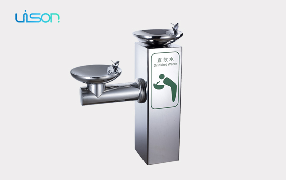 愉升HWF02公园户外饮水台高低盆